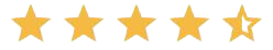 4.5 Star Icon